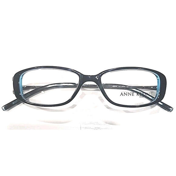 Anne Klein AK8048 142 Girls Petite Blue Rectangle Eyeglasses 47-15 135 New - Picture 5 of 6